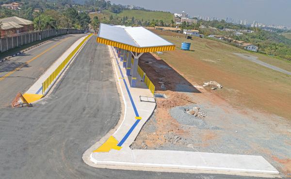 Construção do novo Terminal Rodoviário do Alphaville está com obras avançadas