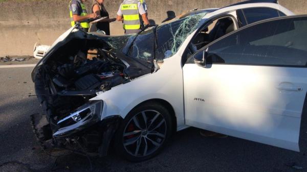 Acidente com quatro veículos deixa feridos na Rodovia Anhanguera 