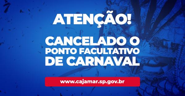 Prefeitura cancela ponto facultativo do carnaval em Cajamar