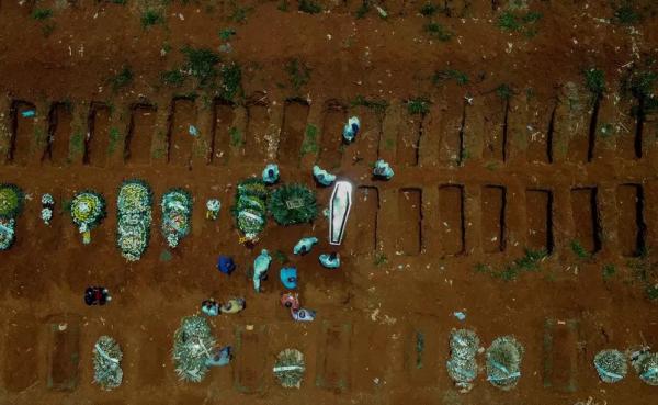 Brasil atinge a triste marca de 300 mil mortos por Covid-19