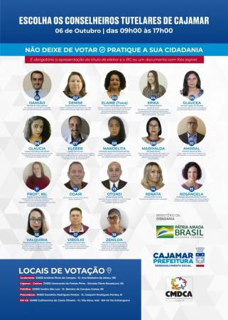 Eleição do Conselho Tutelar acontece neste domingo (6); em Cajamar as votações acontecem em cinco escolas do município