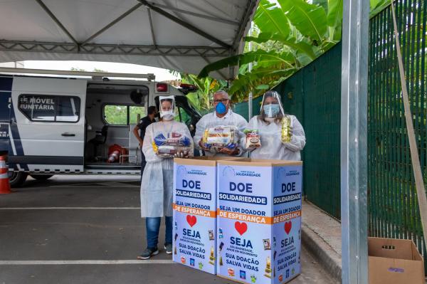 Moradores que forem tomar a vacina contra Covid-19 podem doar alimentos em Santana de Parnaíba