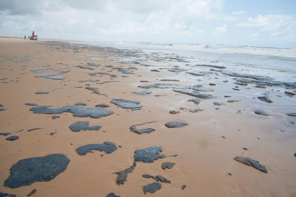 PF mira em navio grego por derramamento de óleo no Nordeste