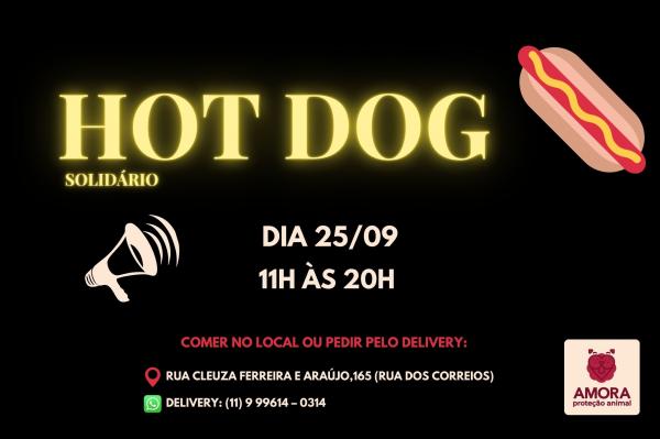 Amora Proteção Animal promove neste sábado (25) o 'Dia do Hot Dog'