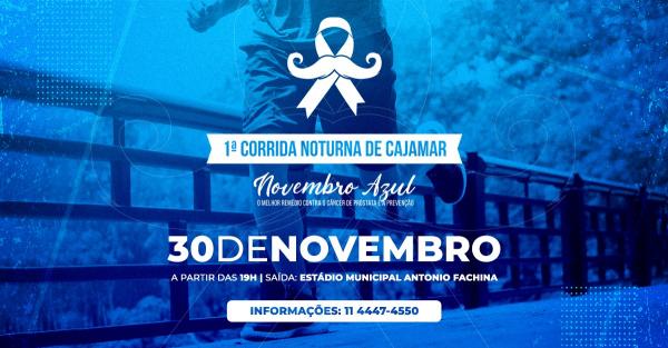 1ª Corrida da campanha Novembro de Cajamar está com inscrições abertas