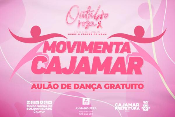 Outubro Rosa: Fundo Social realiza aulão de dança gratuito em Cajamar 