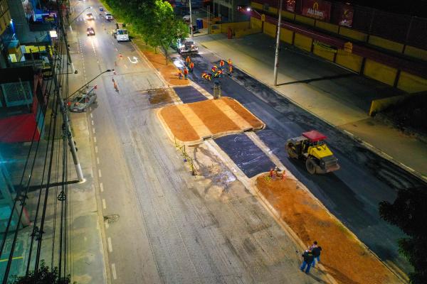 Dispositivos de retorno da Av. Tenente Marques já estão em andamento