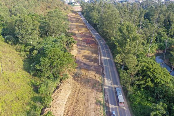 Obras da nova via de acesso do Polvilho estão adiantadas