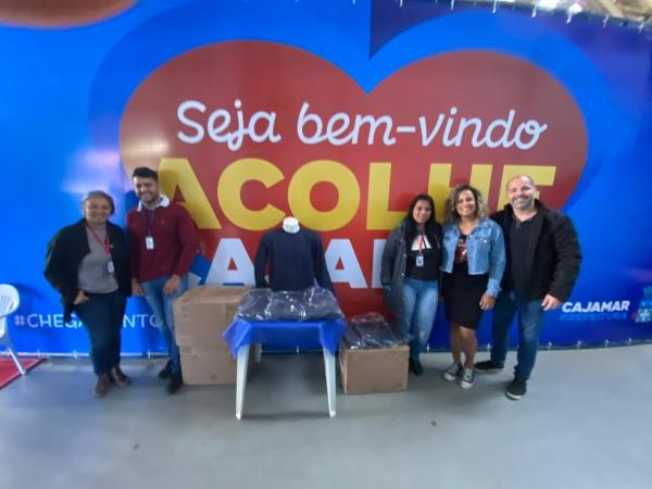 Fundo Social realiza entrega de agasalhos para o Programa Acolhe Cajamar