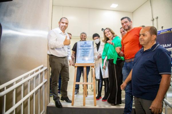 Prefeito Marcos Tonho realiza inauguração do Cras Jaguari