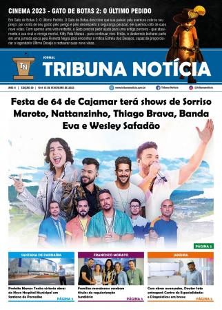 Versão impressa de jornal Tribuna Notícia já está disponível em toda a cidade