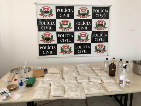 Polícia Civil desmonta laboratório de drogas em Jundiaí