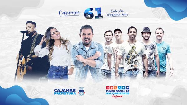 Festa de aniversário da cidade continua em Cajamar nesta segunda-feira (17) 