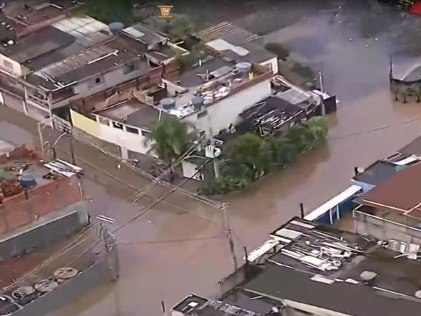 Chuva intensa na Grande SP causa morte, alagamentos e moradores isolados; mais precipitações à vista