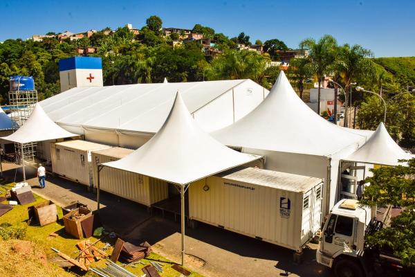 Em Cajamar, centro médico para pacientes com coronavírus terá 32 leitos e mais de 100 profissionais de saúde